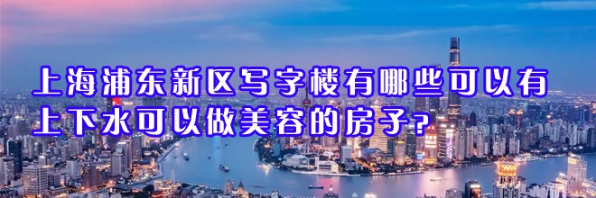 上海浦東新區(qū)寫字樓有哪些可以有上下水可以做美容的房子？