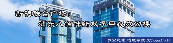 22"新梅联合广场：浦东八佰伴新双子甲级办公楼"
